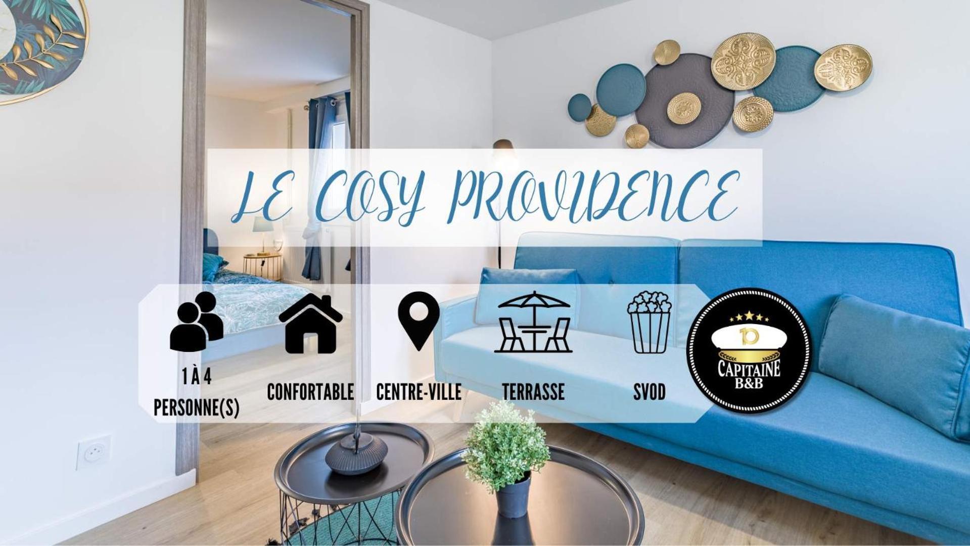 Le Cosy - Providence - Parking - Terrasse Apartment Troyes Luaran gambar